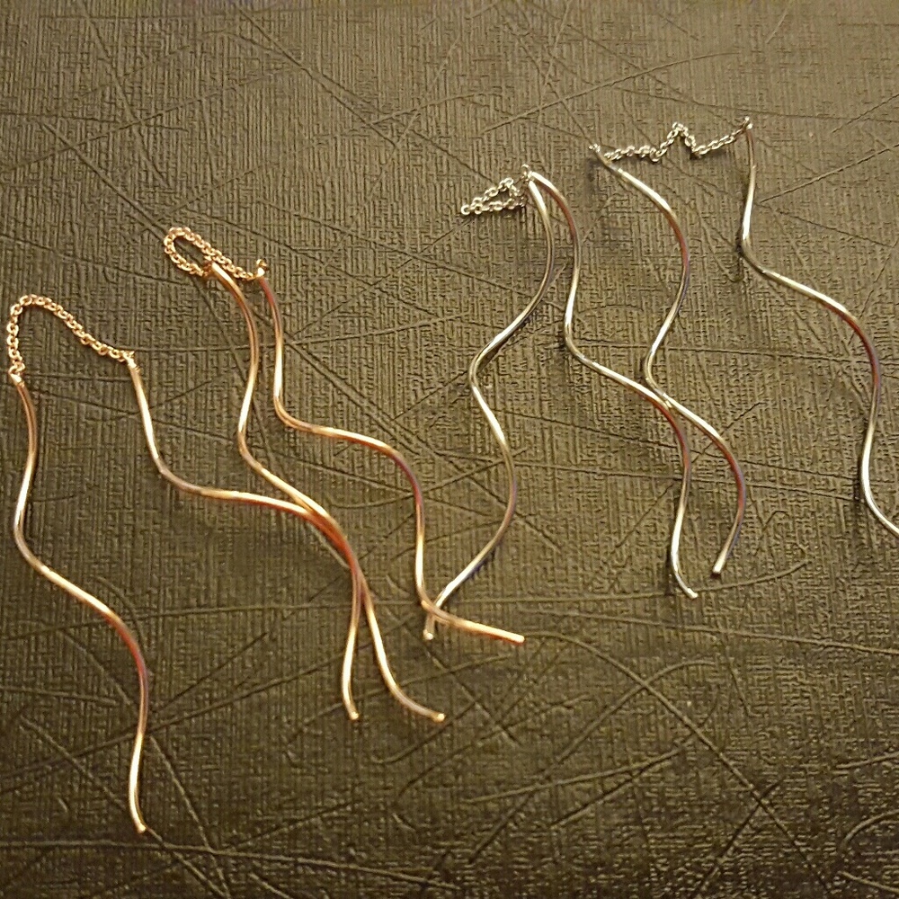 Vintage Spiral Line Earrings